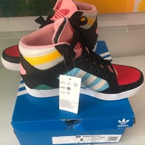 Adidas Kids/Youth Hardcourt High Top Sneakers